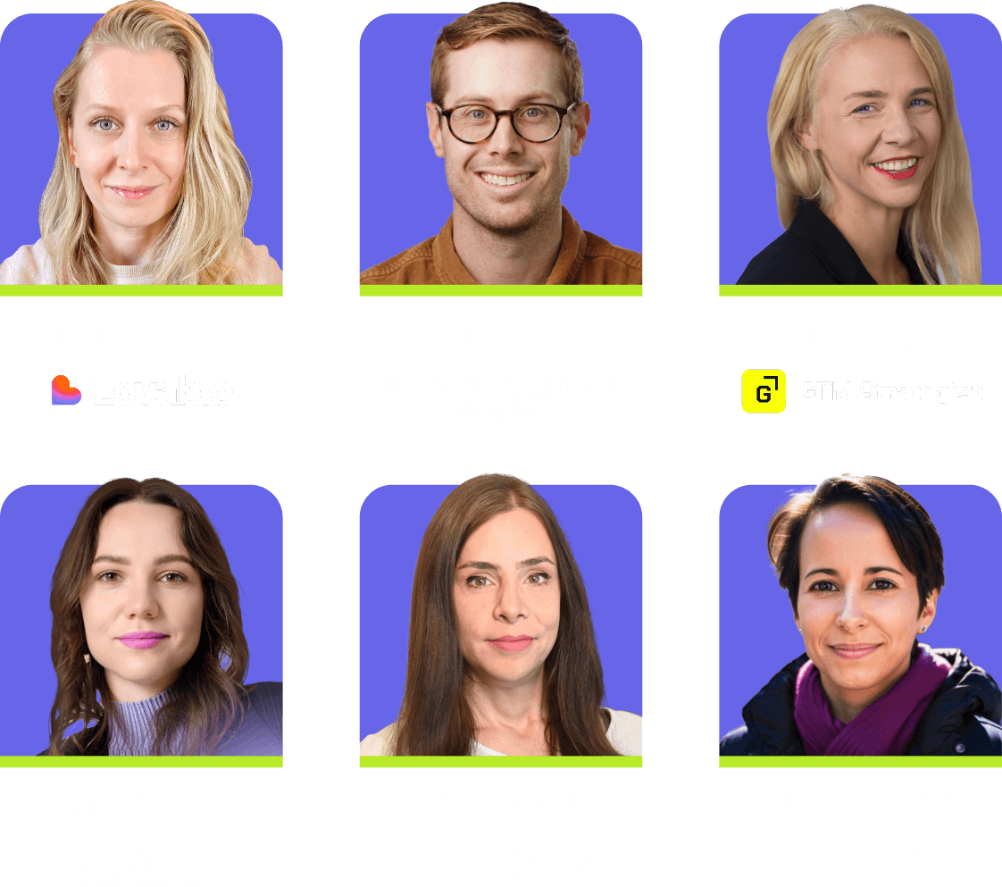 Event speakers